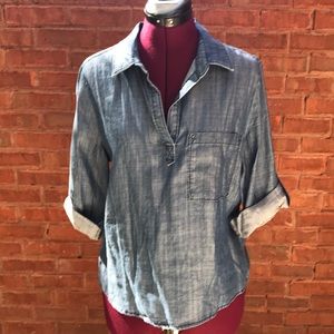 Skies Are Blue Chambray Shirt